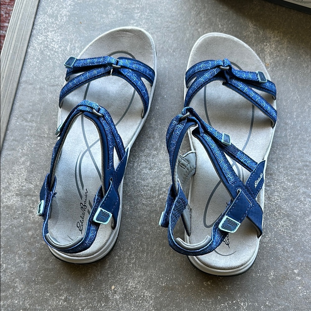 Blue active strappy Sandals